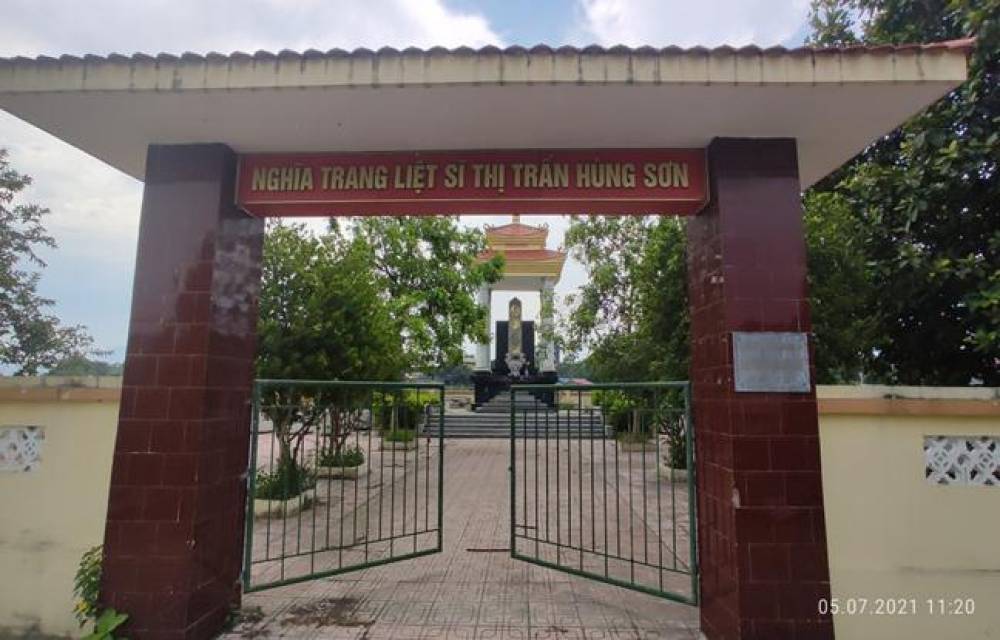 Địa điểm mộ liệt sỹ Lôi Văn Nghiêu, nghĩa trang huyện Đại Từ